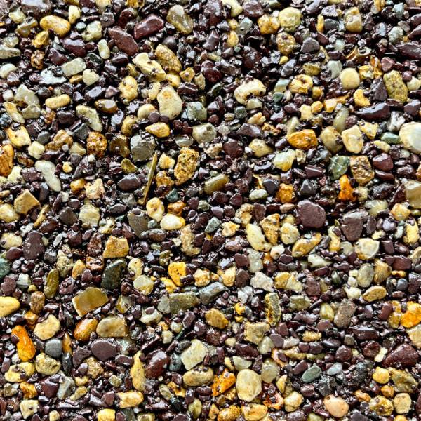 Amethyst Gold resin-bound aggregate colour sample