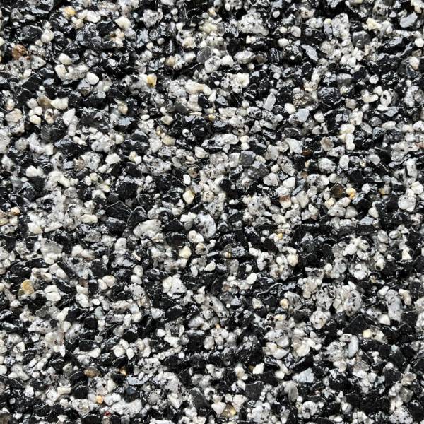 Black Granite resin-bound aggregate colour sample