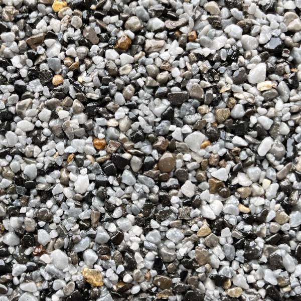 Blue Lagoon resin-bound aggregate colour sample